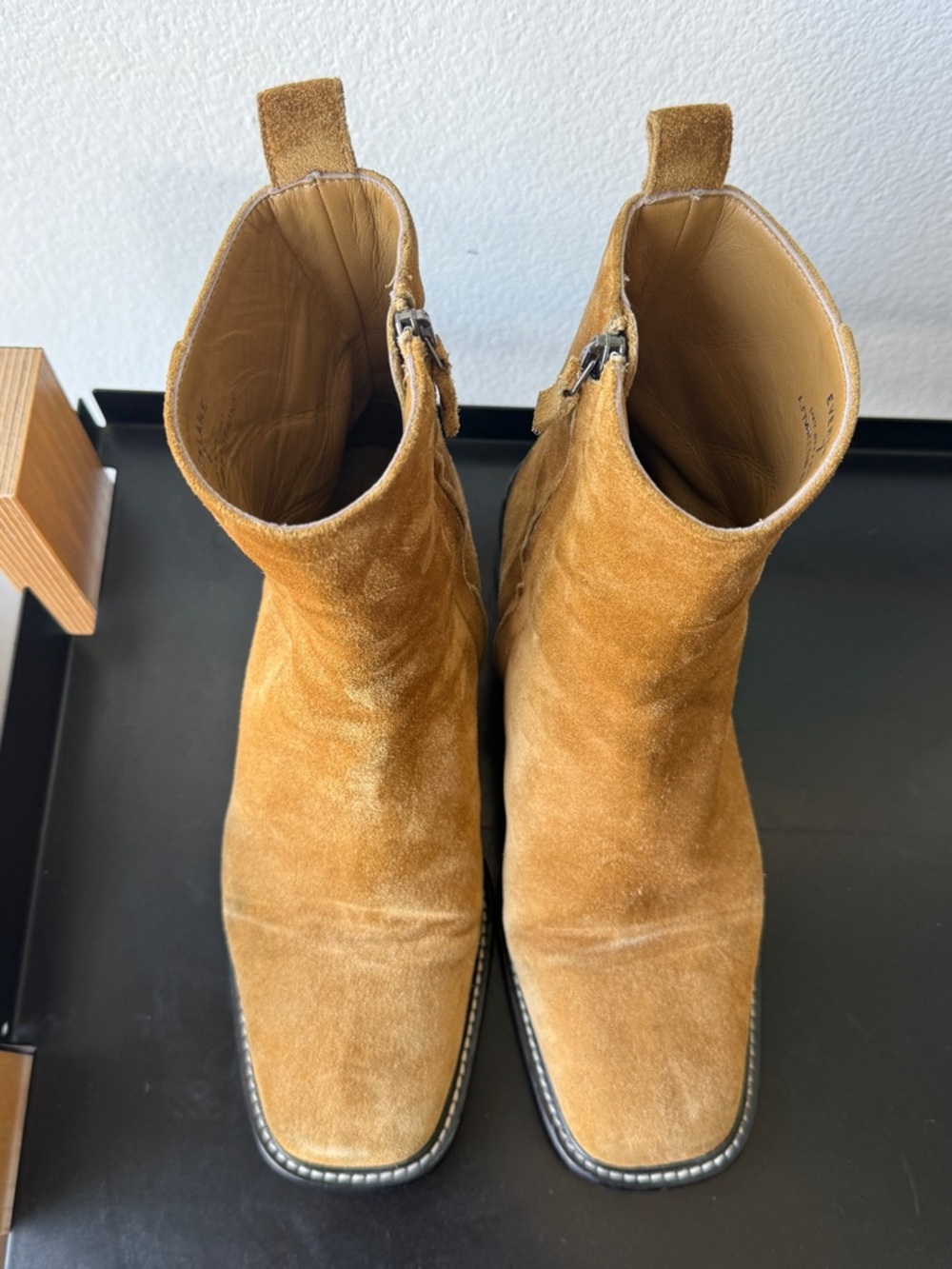 Everlane The City Boot in Toasted Almond Suede - Picture 13 of 16